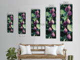 Canvas Print Figs and Leaves Painting Rustic Kitchen Art Farmhouse Decor Botanical Prints Food Review Wall Art