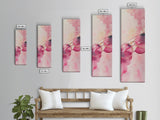 Retro Sunglasses Framed Canvas Print Pink Wall Art Light Pink Wall Art Dorm Decor Minimalist Art Above Couch Art Gift Idea