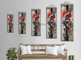Abstract Graffiti Art Canvas Print with Bold Colors and Urban Style, Perfect Wall Art Gift Idea for Modern Minimalist Spaces