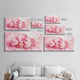 Coastal Shell Canvas Print | Pink Coastal Cowgirl Wall Art | Nautical Inspired Decor | Beach Themed Framed Artwork | Living Room Art