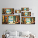 Ocean Retreat Canvas Print Coastal Decor Rustic Nautical Wall Art Above Sofa Art Tropical Beach Room Art Farmhouse Art Gift Idea