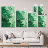 Abstract Sage Green Canvas Print, Modern Wall Art, Minimalist Home Decor, Wabi Sabi Wall Art, Farmhouse Living Room Decor