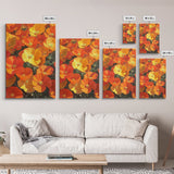 Vibrant Poppy Canvas Print with California Wildflower Art, Bright Floral Rustic Decor, Farmhouse Nature Landscape for Living Room