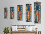 Lobster Painting, Coastal Wall Art, Nautical Decor, Seafood Art, Framed  Print, Rustic Wall Art, Farmhouse Art, Kitchen Wall Art
