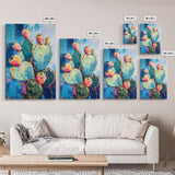 Agave Painting, southwest wall art, boho art, desert landscape, cactus painting, rustic decor, framed canvas print, bold home decor