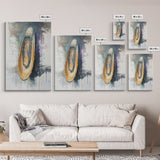 Abstract Oyster, oyster painting, oyster shell painting, coastal wall art, wabi sabi art, neutral wall art, canvas print, home decor