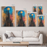 Dark Tower, Ozymandias Art, Moody Art, Dark Angels Wall Art, Gothic Wall Art, Canvas Print, Gift Idea, Above Couch Art