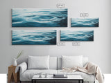 Tranquil Water Ripples Canvas Print, Minimalist Ocean Wall Art, Zen Spa Decor, Modern Abstract Water Art, Living Room Decor