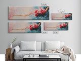 Romantic Floral Abstract Art, Soft Pastel Textured Painting, Feminine Boho Decor, Modern Bedroom Wall Art, Elegant Home Art