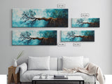 Twisted Roots, Sky Tree, Surreal Nature Art, Canvas Print, Abstract Landscape, Whimsical Wall Decor, Earthy Tones, Nature Inspired Art