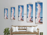 Ocean Wave, Water Splash, Abstract Seascape, Framed Canvas Print, Coastal Art, Nautical Theme, Beach House Wall Art, Modern Art