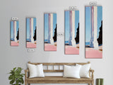 Beach Archway, Coastal Escape, Sunlit Ocean View, Tropical Paradise, Travel Inspired Home Decor, Light and Airy Aesthetic, Canvas Print