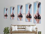 Tree trunk Coastal Home Decor, Blue Sky Painting, Seaside Aesthetic, Living Room Art, Canvas Print, Housewarming Gift