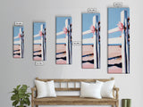 Seaside Fence, Nautical Wall Art, Coastal Home Decor, Beach Aesthetic, Framed Canvas Print, Ocean View Art, Minimalist Landscape