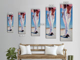 Cowgirl Portrait, Western Elegance, Feminine Art, Canvas Print, Fashion Wall Art, Chic Decor, Stylish Home Accent, Bedroom Aesthetic