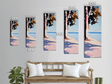 Serene Ocean, Pastel Beach, Coastal Landscape, Canvas Print, Minimalist Art, Living Room Art, Tranquil Seascape, Sunset Painting, Soft Colors
