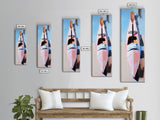 Kayak on Sand, adventure art, beach lover’s decor, soft pastel painting, nature wall art, modern boho aesthetic, framed canvas print