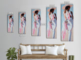 Western Chic, Cowgirl Art, Fashion Wall Art, Canvas Print, Boho Aesthetic, Stylish Home Decor, Minimalist Design, Modern Portrait