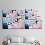 Basketball Hoop, Sports Aesthetic Art, Modern Minimalist Print, Framed Canvas Print, Boys Room Decor, Gym Wall Art, Sporty Home Decor