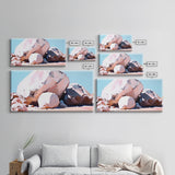 Rock Formations, Desert Landscape, Warm Neutrals, Canvas Print, Bohemian Wall Art, Modern Minimalist Decor, Earthy Tones, Bedroom Wall Art