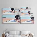 Desert Pathway, Minimalist Landscape Art, Warm Pastel Print, Earthy Aesthetic, Rustic Wall Decor, Bedroom Art, Canvas Print