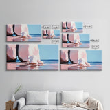 Archway Rocks, Coastal Beauty, Canvas Print, Minimalist Seascape, Natural Landscape, Large Wall Art, Ocean Home Decor, Living Room