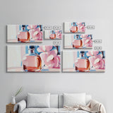 Perfume Bottle, Feminine Art, Chic Wall Decor, Canvas Print, Modern Glam Art, Elegant Painting, Fashion Inspired Art, Dressing Room Art