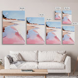 Beach Serenity, Coastal Art, Abstract Seascape, Modern Home Decor, Minimalist Ocean, Canvas Print, Living Room Wall Art, Beach House