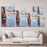 Marsh Reflection, Nature Wall Art, Serene Landscape, Boho Home Decor, Tranquil Aesthetic, Living Room Art, Canvas Print, Water Painting