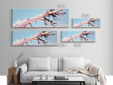 Desert Tree, Abstract Landscape, Earthy Tones, Canvas Print, Minimalist Nature Art, Living Room Wall Decor, Modern Boho Painting