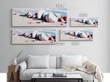 Beach Rocks, Ocean, Shore, Canvas Print, Coastal Art, Relaxing Summer Decor, Minimalist Artwork, Bedroom or Bathroom Wall Art