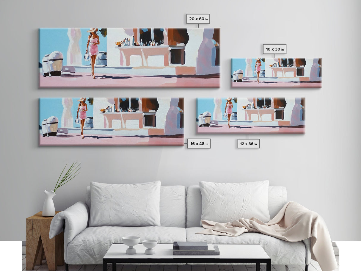 Elegant Woman, Luxury Fashion, High-End Lifestyle, Sophisticated Style, Framed Canvas Print, Glamorous Bedroom Wall Art