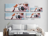 Western Girl, Cowgirl Aesthetic, Feminine Art, Framed Canvas Print, Rustic Wall Art, Minimalist Art, Boho Decor, Bedroom Art