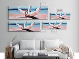 Nautical Anchor, Beach House Art, Coastal Decor, Framed Canvas Print, Ocean Wall Art, Minimalist Seascape, Sailor Aesthetic, Living Room