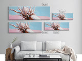 Palm Root, Coastal Texture, Natural Decor, Framed Canvas Print, Beach Wall Art, Boho Nature Style, Contemporary Minimalist Artwork