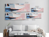 Pastel Bathtub, Soft Interior, Cozy Minimalist, Self Care Aesthetic, Spa Wall Art, Canvas Print, Bathroom Decor, Relaxing Home Style