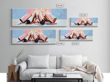 Burning Logs, Cozy Fireplace Art, Rustic Home Wall Decor, Framed Canvas Print, Warm Tones, Cabin Aesthetic, Relaxing Fire Art