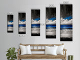 Ocean Waves, Blue Beach Art, Coastal Canvas Print, Modern Wall Art, Large Artwork, Living Room Decor, Ocean Vibes, Contemporary Art