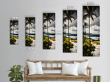 Tropical Beach, Palm Tree, Ocean View, Coastal Wall Art, Canvas Print, Beach House Decor, Modern Wall Art, Living Room Art