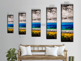 Abstract Beach, Ocean Wall Art, Modern Coastal, Seascape Painting, Minimalist Decor, Contemporary Art, Canvas Print, Living Room