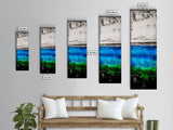 Ocean Horizon, Minimalist Seascape, Coastal Wall Art, Canvas Print, Tranquil Blue Tones, Beach House Decor, Modern Home Artwork