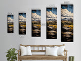 Landscape, Mountain, Rustic, Canvas Print, Cabin Wall Art, Scenic Nature Decor, Adventure Inspired, Lodge Wall Art, Tranquil Home Decor