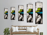 Woman in Hat, Fashion Wall Art, Black and White Portrait, Stylish Decor, Framed Canvas Print, Elegant Home Art, Minimalist Painting