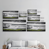 Stormy Coast, Ocean Waves, Black and White Seascape, Coastal Home Decor, Nautical Art, Living Room Wall Art, Canvas Print