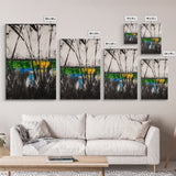 Abstract, Black and White, Modern Wall Art, Framed Canvas Print, Minimalist Art, Contemporary Decor, Unique Office Art, Home Accent