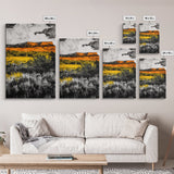 Desert, Canyon Landscape, Western Wall Art, Canvas Print, Rustic Home, Earthy Tones, Living Room Decor, Southwest Aesthetic