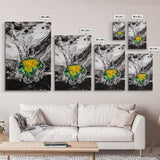 Abstract Fluid Art, Black and White Print, Modern Home Decor, Unique Swirl Art, Office Wall Art, Monochrome Aesthetic, Framed Canvas Print