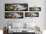 Saturn Rings, Space Art, Planetary Abstract, Canvas Print, Outer Space Decor, Sci-Fi Wall Art, Living Room Art, Celestial Home Decor