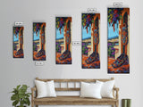 Shoes, Beads, Southwest, Colorful Beaded Footwear Canvas Print, Rustic Southwestern Decor, Entryway Wall Art, Boho Mexican Style