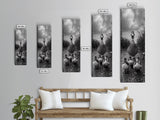 Duck Family, Wildlife Photography, Baby Ducks, Country Style, Canvas Print, Farmhouse Wall Art, Fall Animal Decor, Kids Room Art